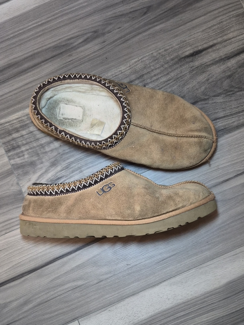 UGG Men’s Tasman Suede Slip-On Slippers - Chestnut